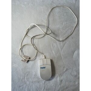 Vintage Merit Serial Mouse Model Z-1000 3-Button Trackball DB9 Connector PC